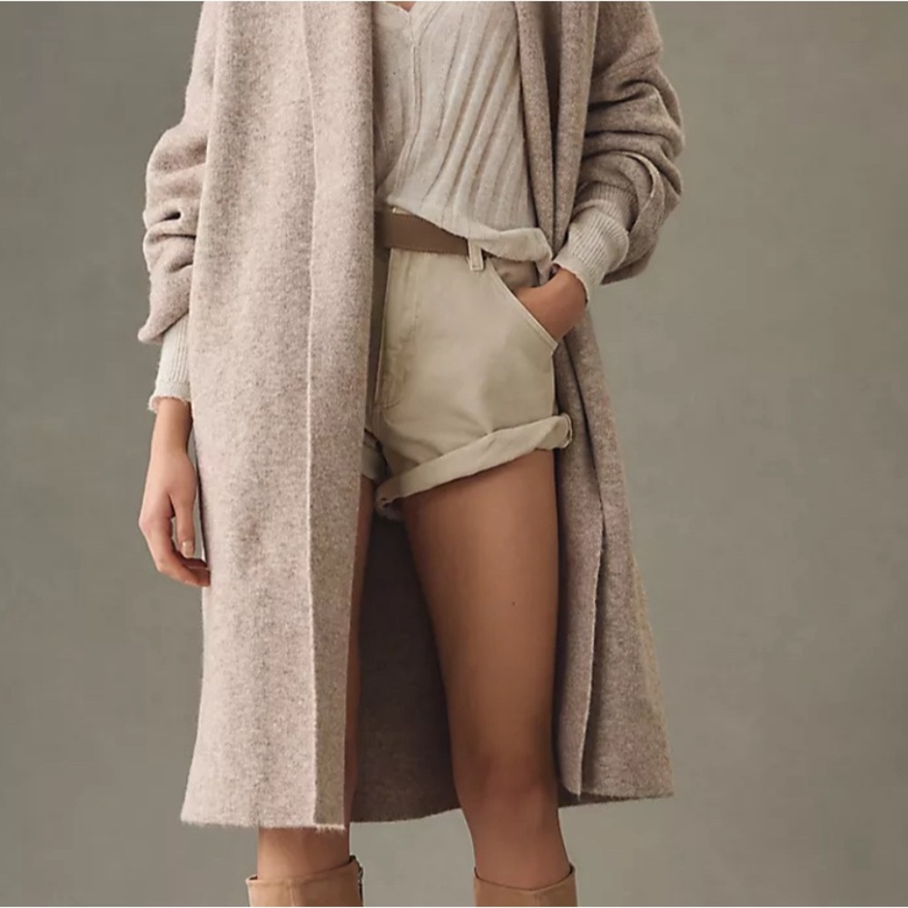 Anthropologie Mariel Longline Sweater Coat
